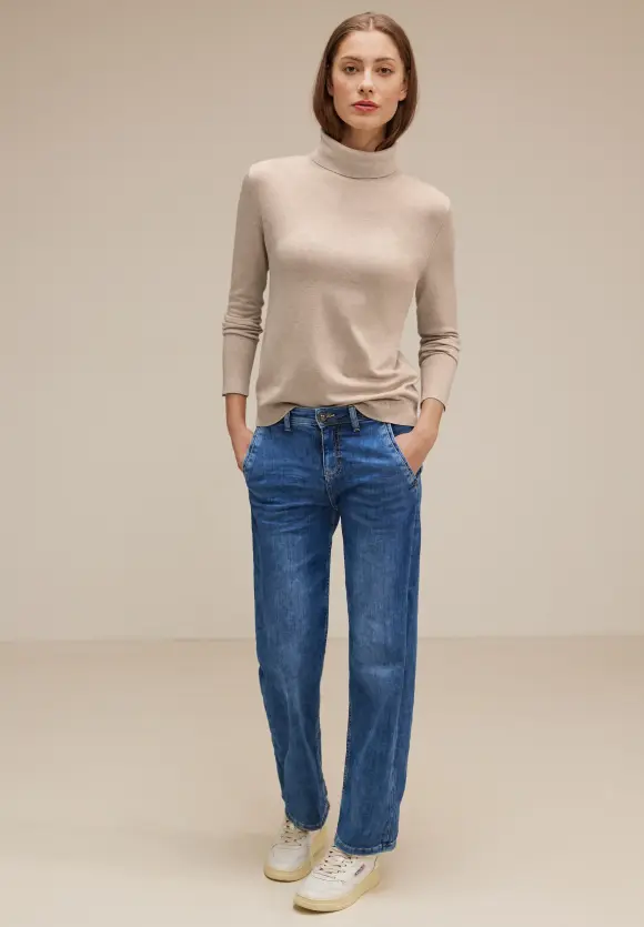 Street One Basic Rollkragenpullover