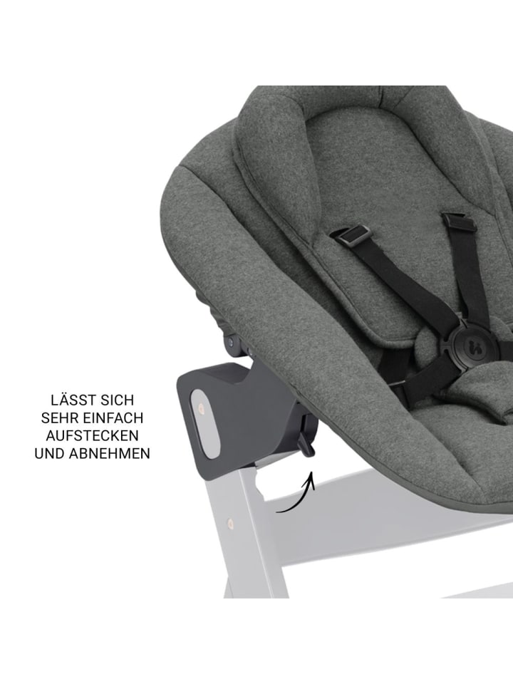 Hauck Beta Plus White 5-tlg. Newborn Set - Hochstuhl   2in1 in weiss,grau günstig kaufen onesize