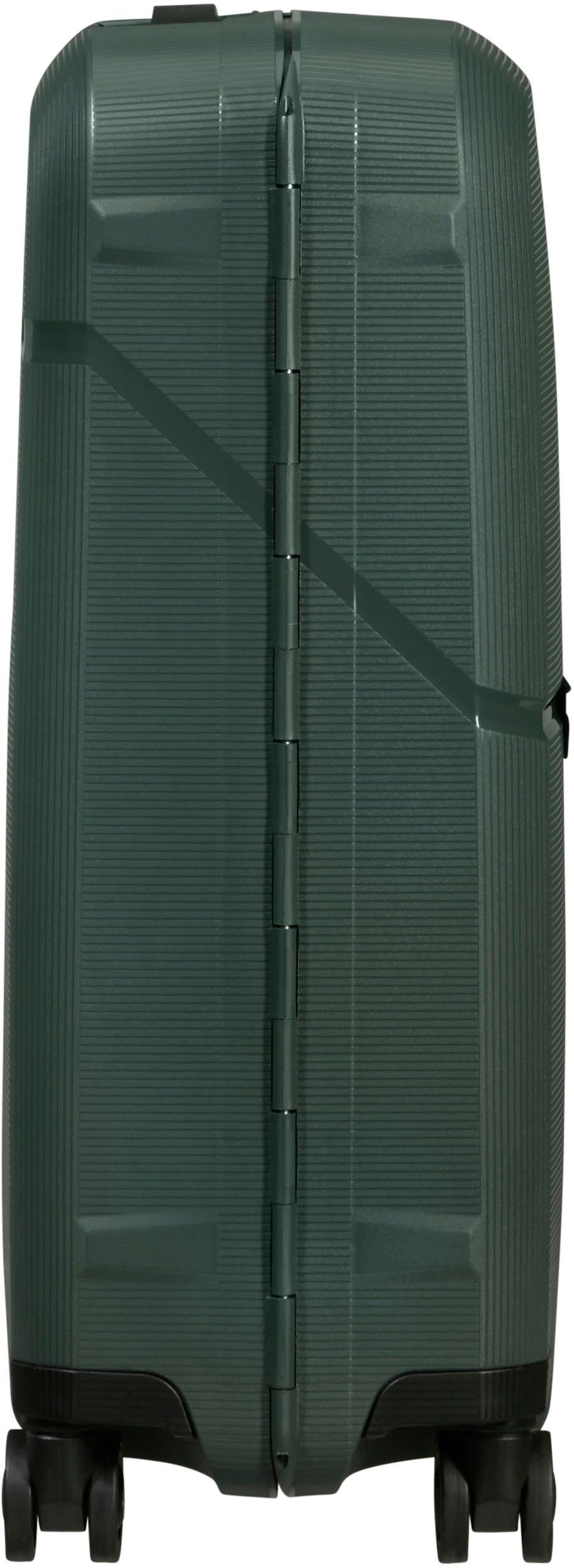 Samsonite Hartschalen-Trolley Magnum Eco forest green, 55 cm, 4 Rollen, aus recyceltem Material; Made in Europe