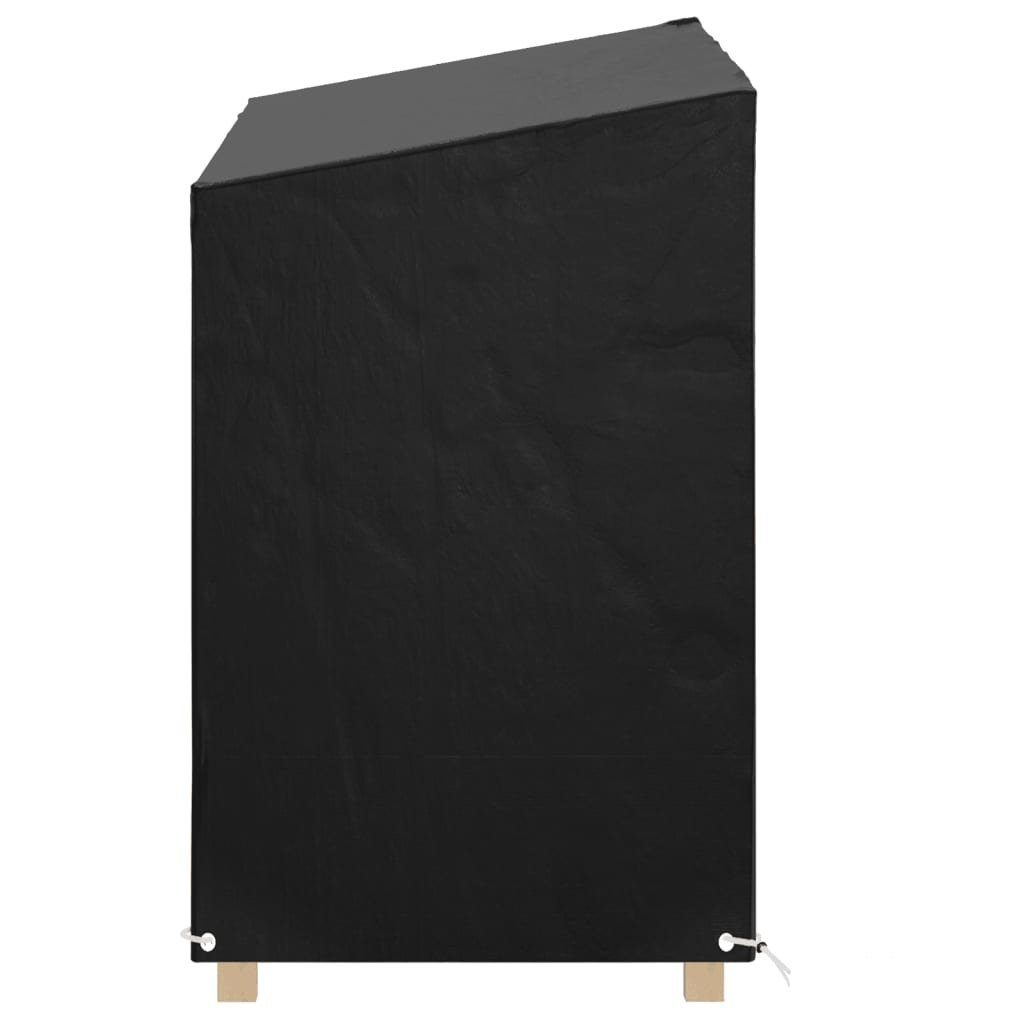 vidaXL Gartenmöbel-Schutzhülle Abdeckung für Schaukelbank 8 Ösen 125x90x135/165 cm Polyethylen (1-St)