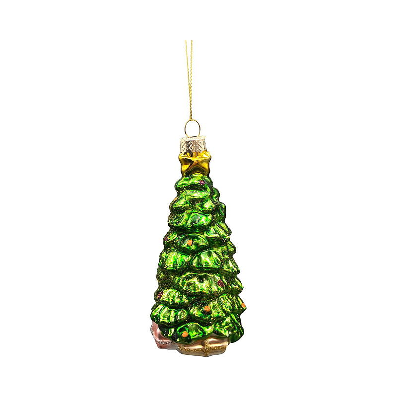 Home Juletrepynt s/2 11,5/13 cm glassfigur carnival