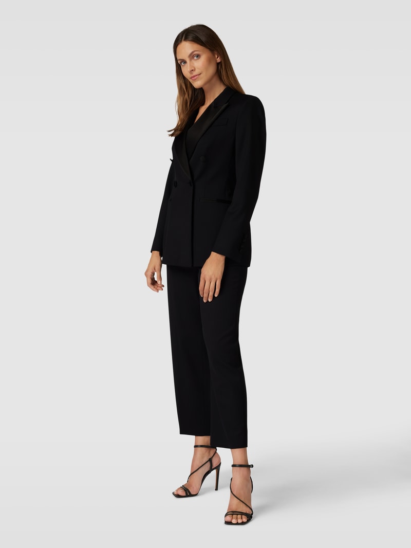 Blazer mit Reverskragen Modell 'Jatuxa' in schwarz