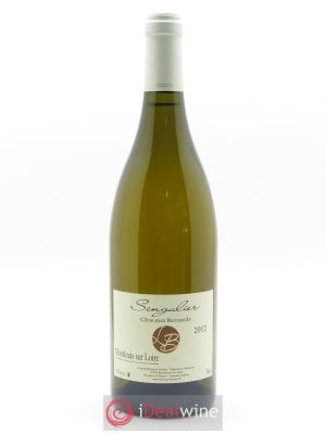 Montlouis-sur-Loire Clos aux Renards Singulier Lise et Bertrand Jousset  2012 - Lot de 1 Bouteille