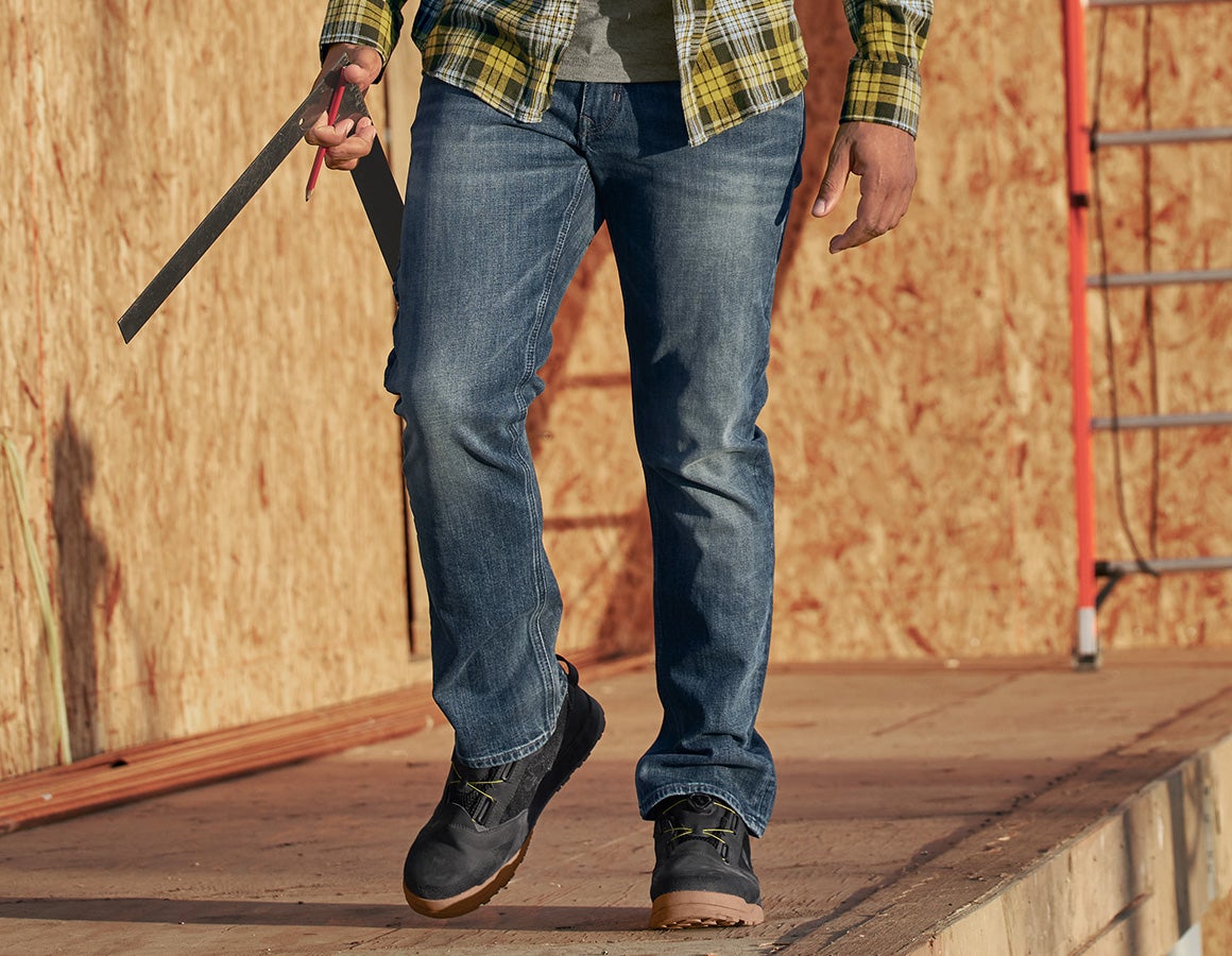 e.s. 5-Pocket-Stretch-Jeans mit Zollstocktasche