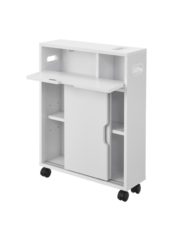 en.casa Badezimmerschrank Kempele in Weiß (H)67cm (B)52cm (T)17cm günstig kaufen onesize