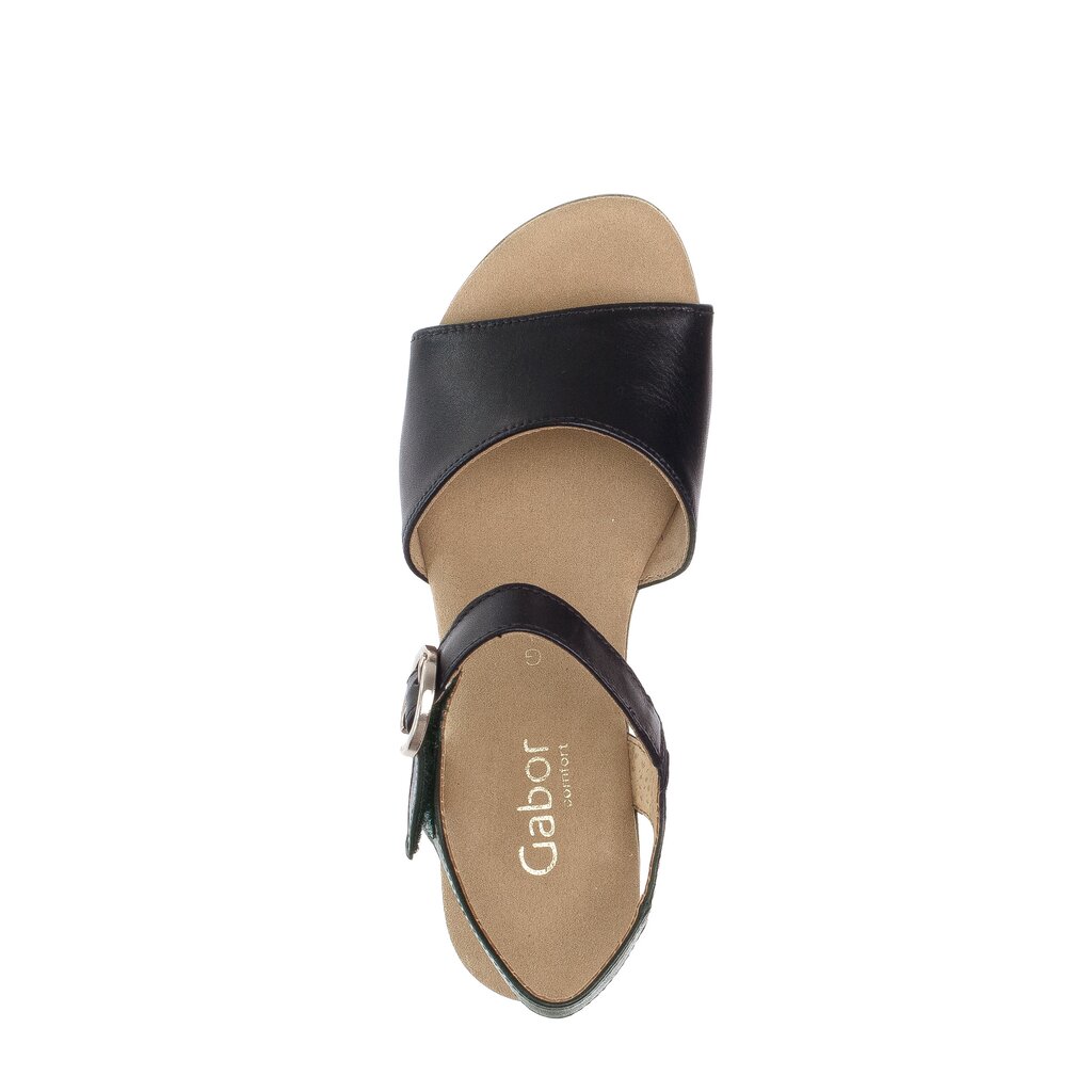 Gabor comfort Plateau Sandale schwarz