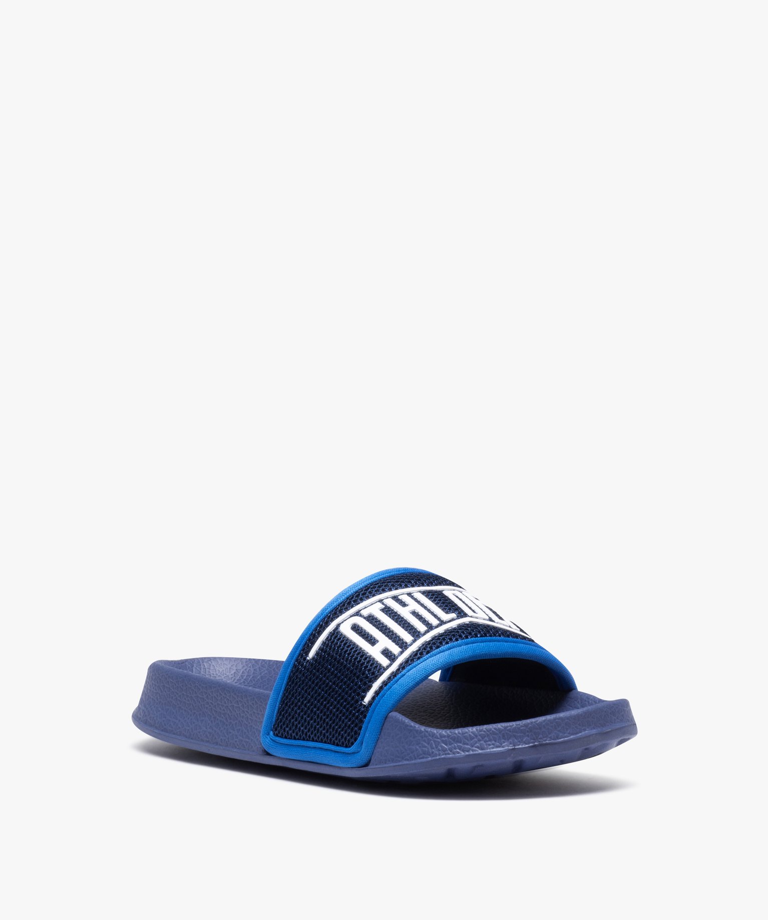 Mules de piscine Garçon extra-légères avec bandeau en mes... bleu | GEMO