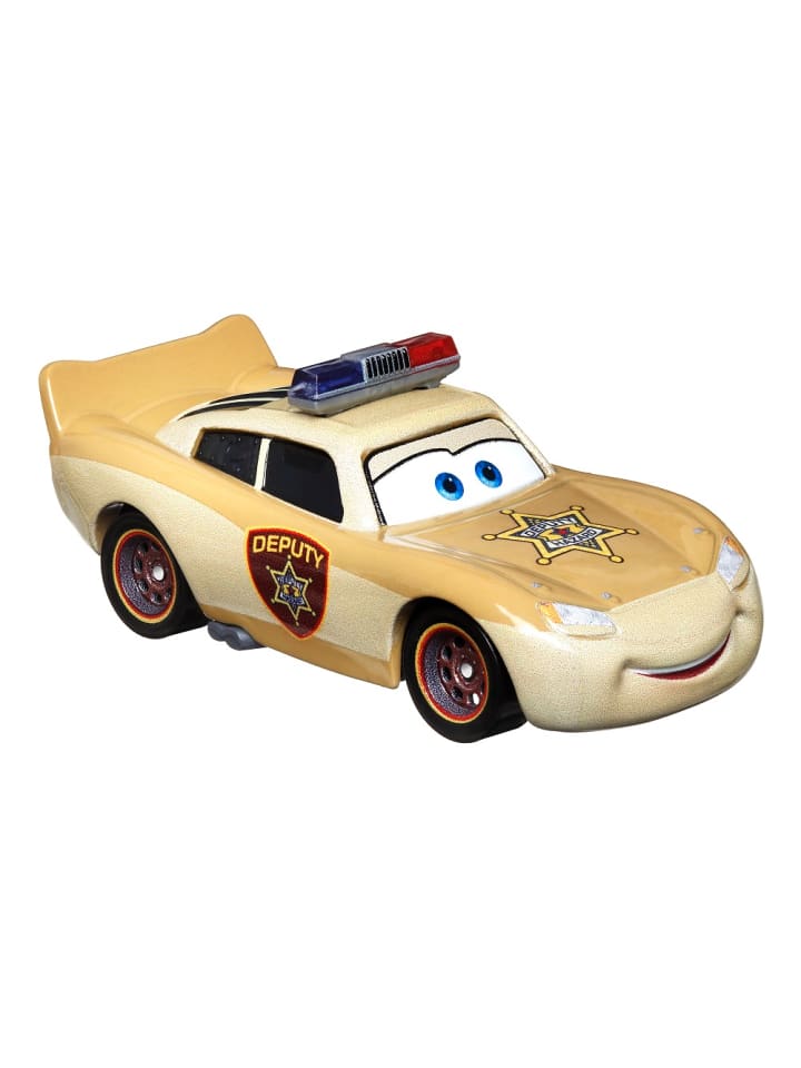 Disney Cars Fahrzeug Racing Style | Die Cast 1:55 Auto in Lightning Deputy günstig kaufen onesize