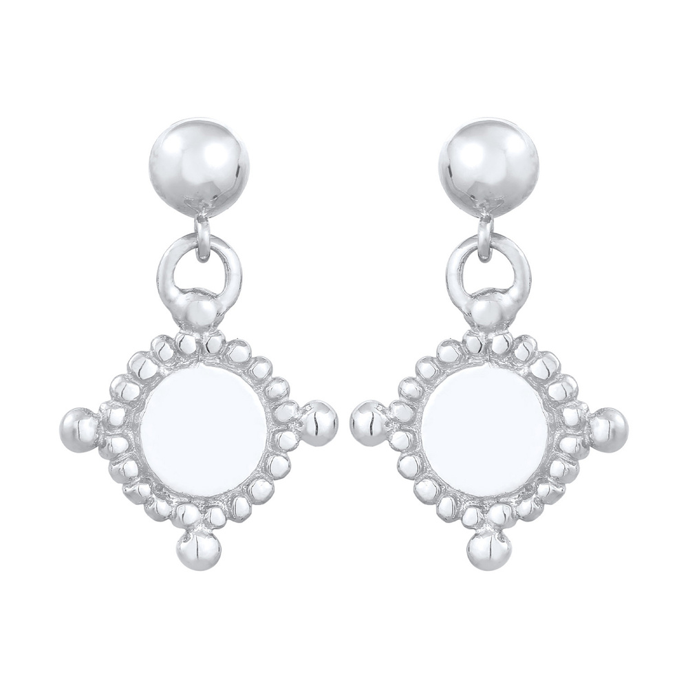Elli Elli Boucles d'Oreilles Boucles d'oreilles pour femmes Basique en argent massif 9 Boucles d'oreilles