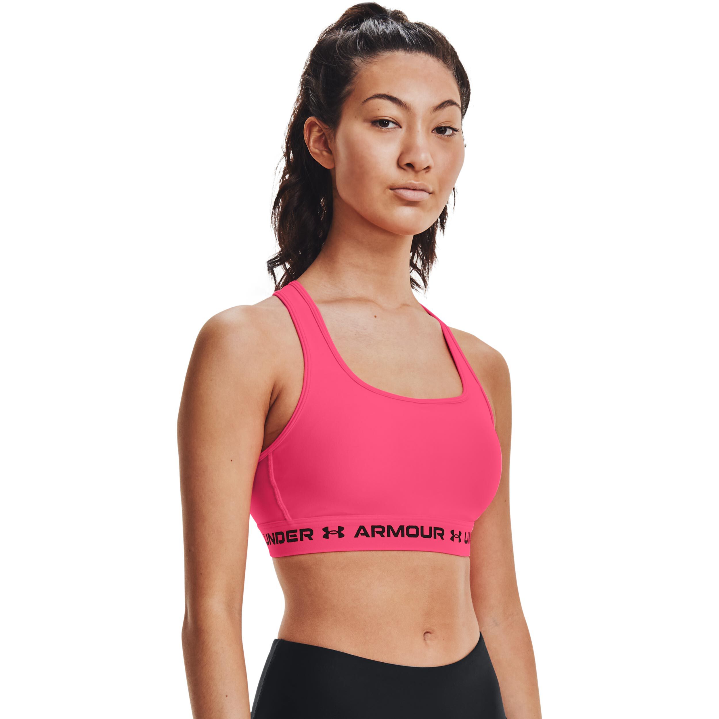 Crossback Mid Sport-BH Damen - Pink