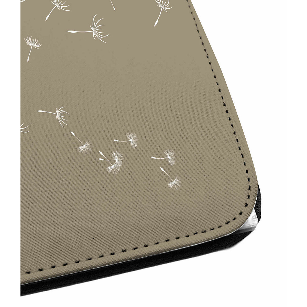 Zeugnismappe / Dokumentemappe mit Name personalisiert Pusteblume Beige