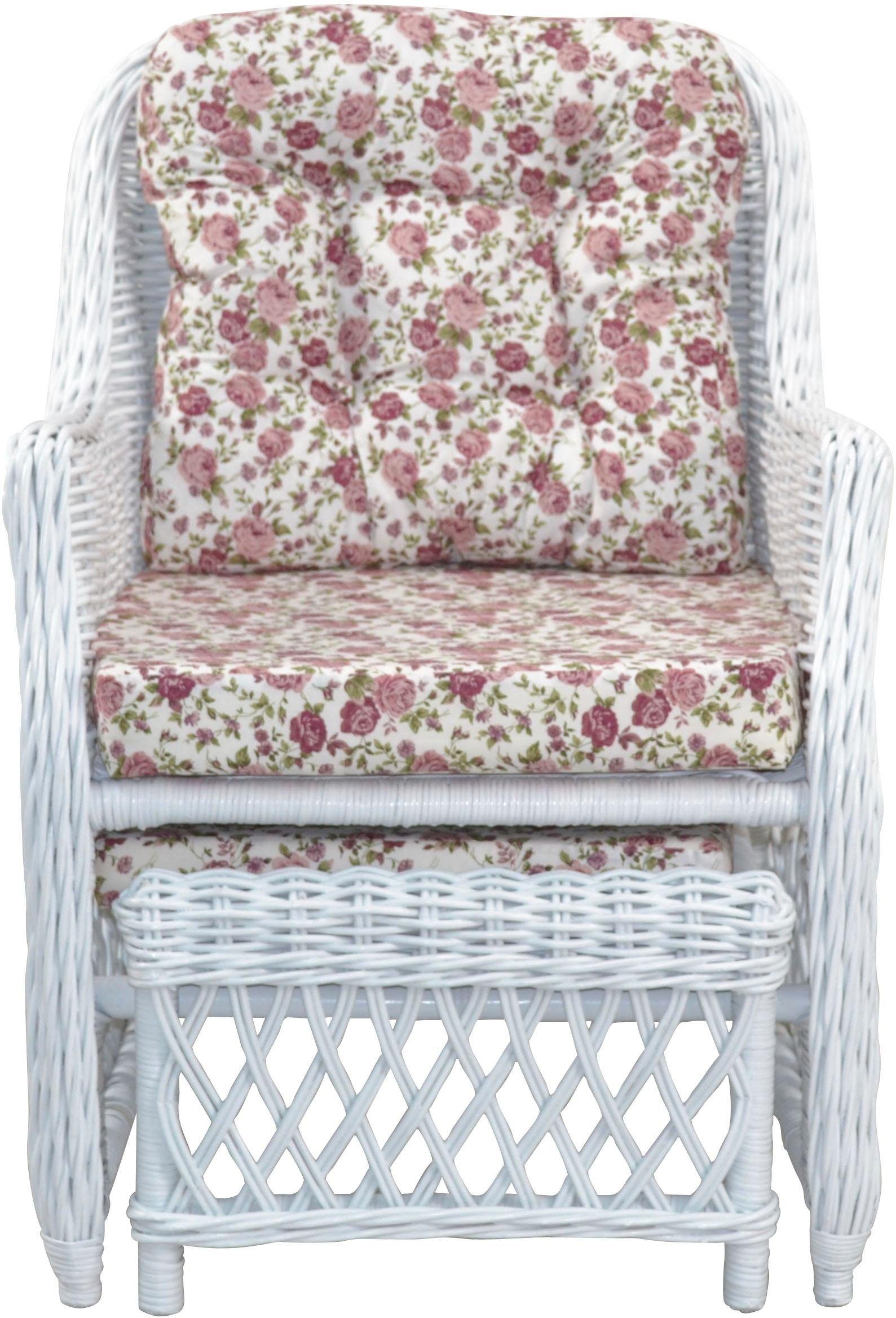 Home affaire Rattanstuhl, Handarbeit, Maße (B/T/H): (67/75/91)