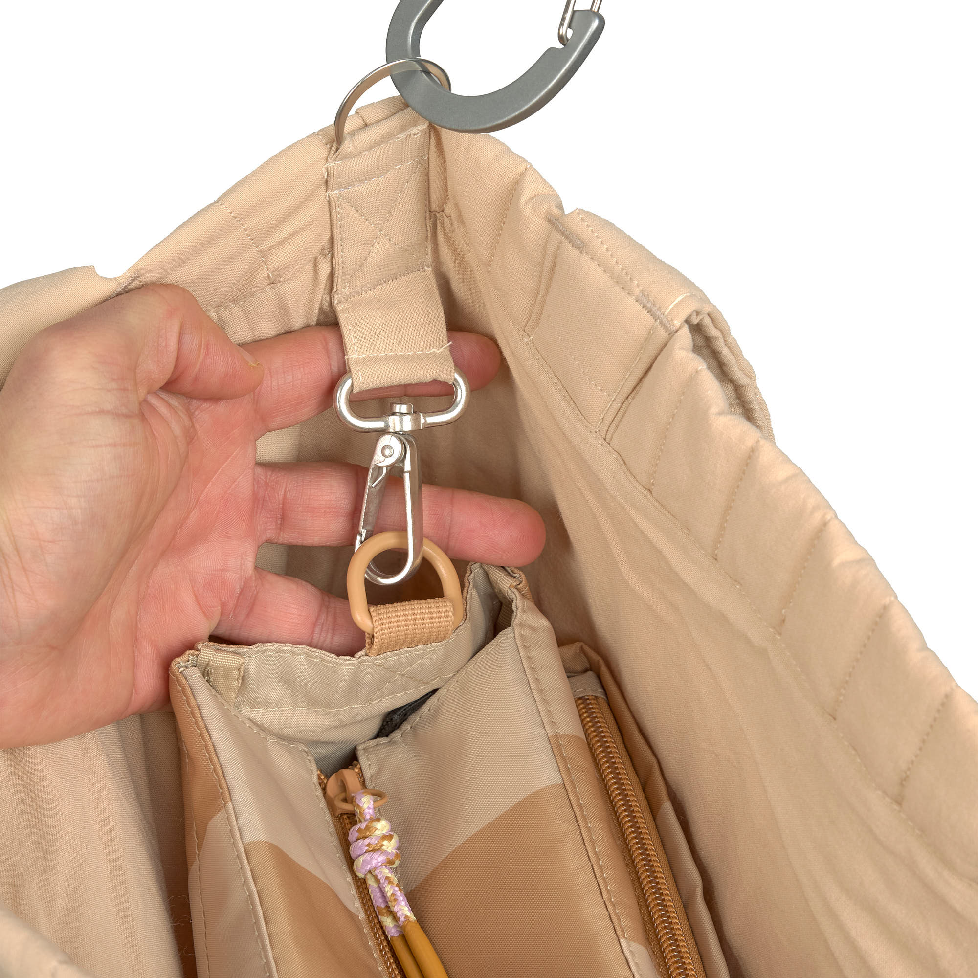 Shopper MIX - Baumwolle, Beige