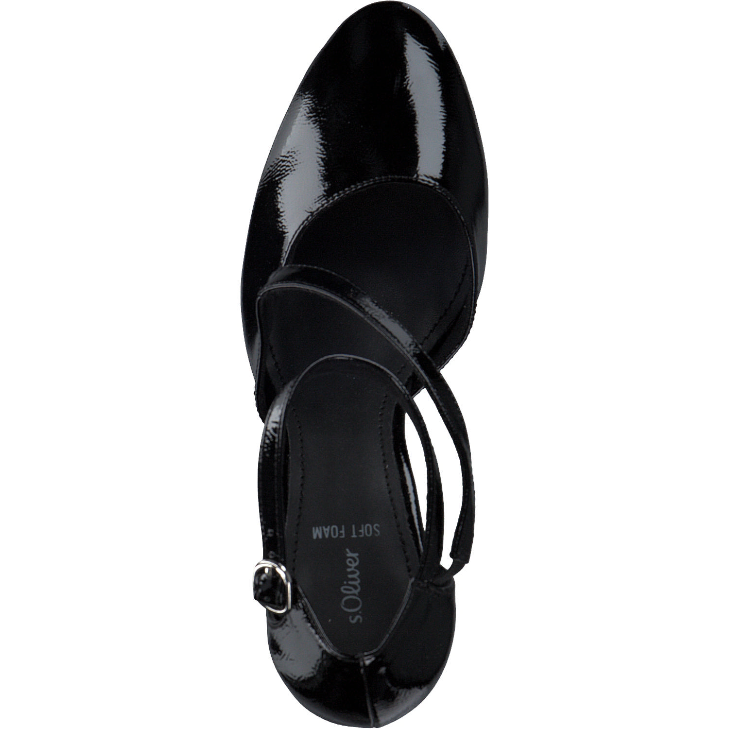 s. Oliver 24401-20, Klassische Pumps, Damen, BLACK PATENT