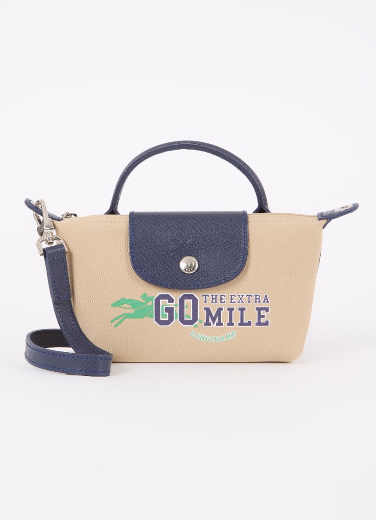 Longchamp Le Pliage Collection kézitáska logós mintával