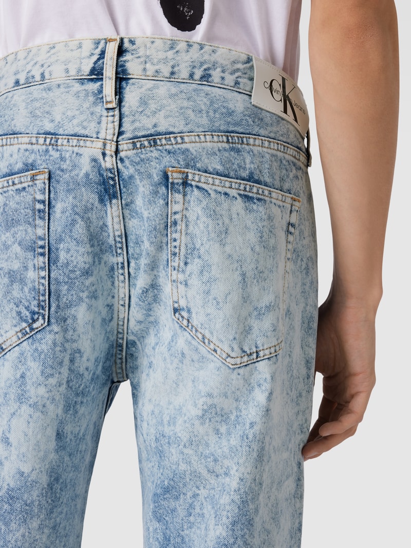 Straight Leg Jeans im 5-Pocket-Design Modell '90 S' in jeans