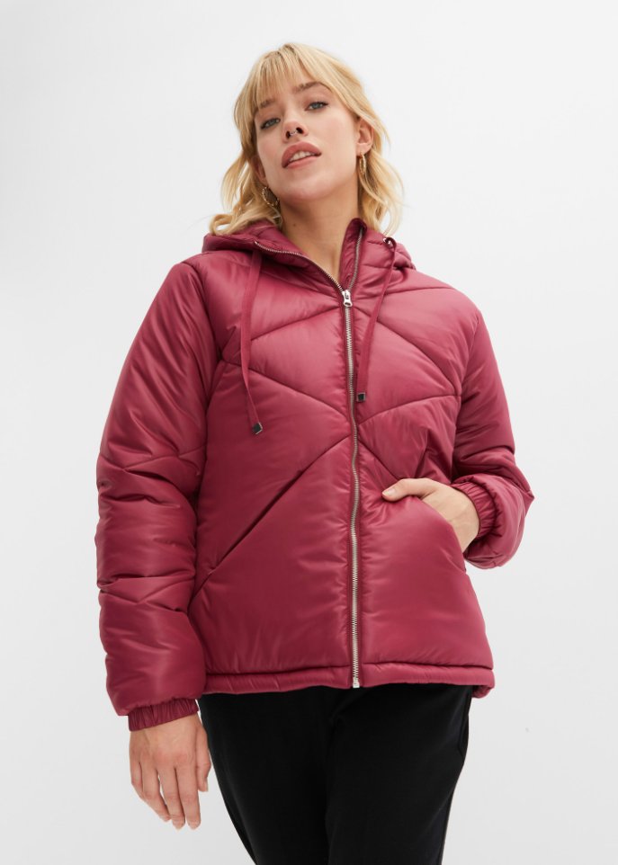 Steppjacke mit Kapuze
