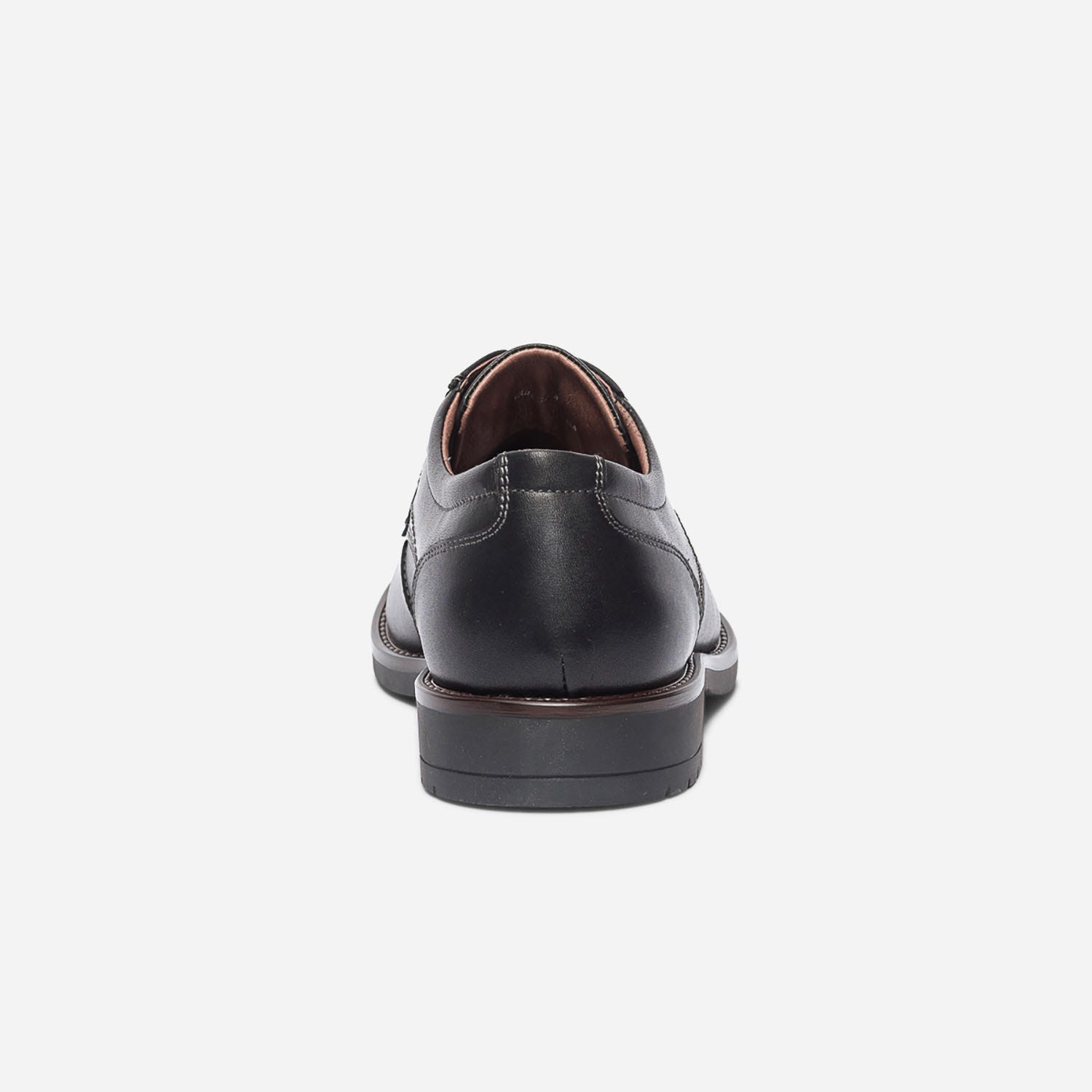 Derby confort noir en cuir