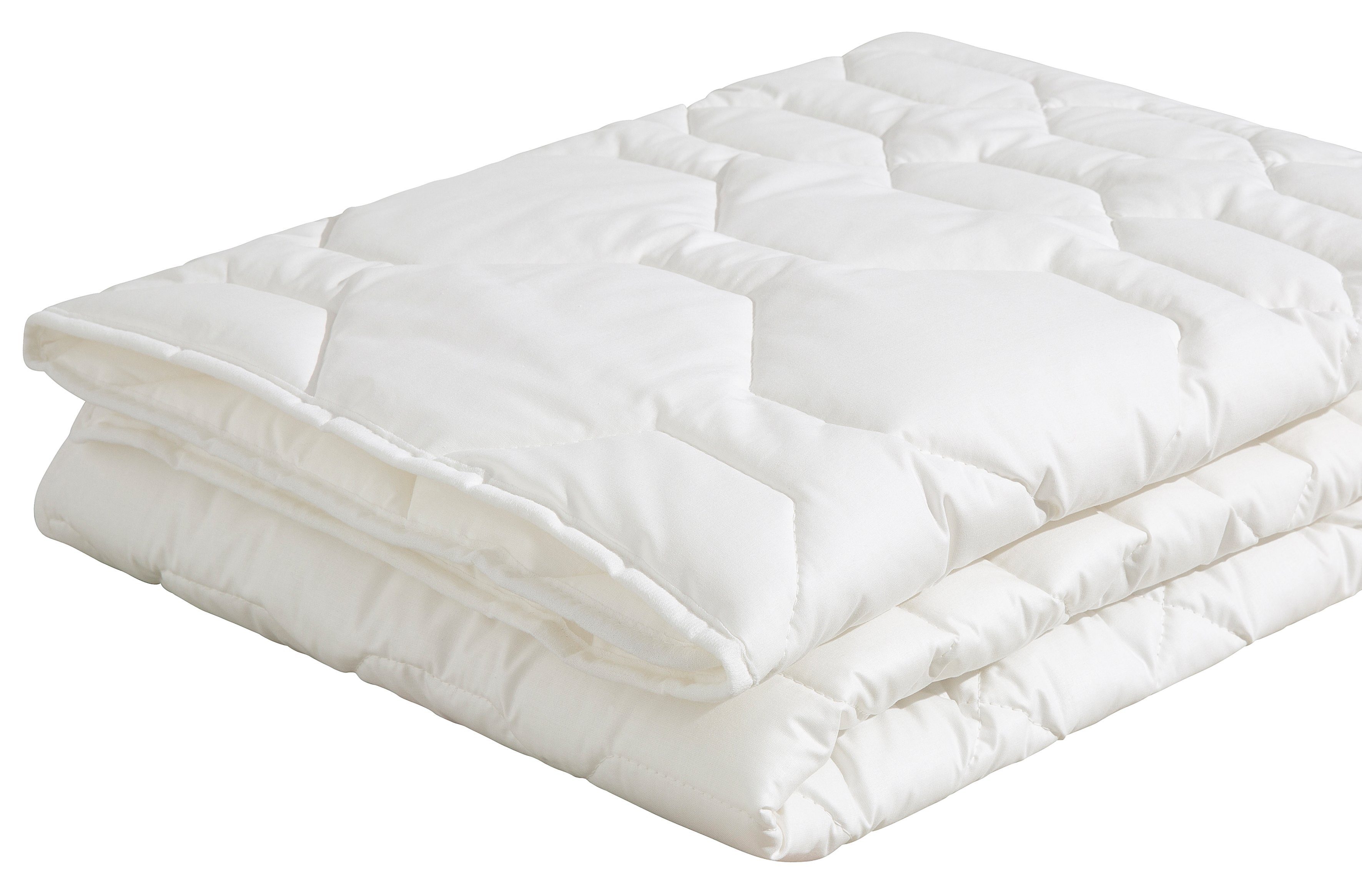 Microfaserbettdecke, Lokken, Beco, Füllung: Polyester, Bezug: Microfaser-Feinbatist uni, samtweich, Bettdecke in 135x200, 155x220, 200x200 cm, für den Sommer geeignet