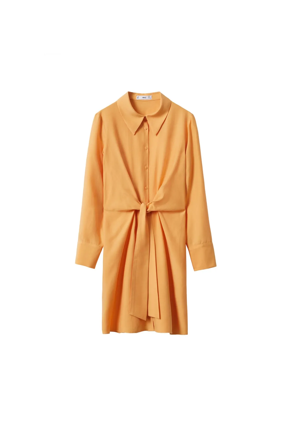 MANGO  Orangefarbenes Damenkleid 27065769