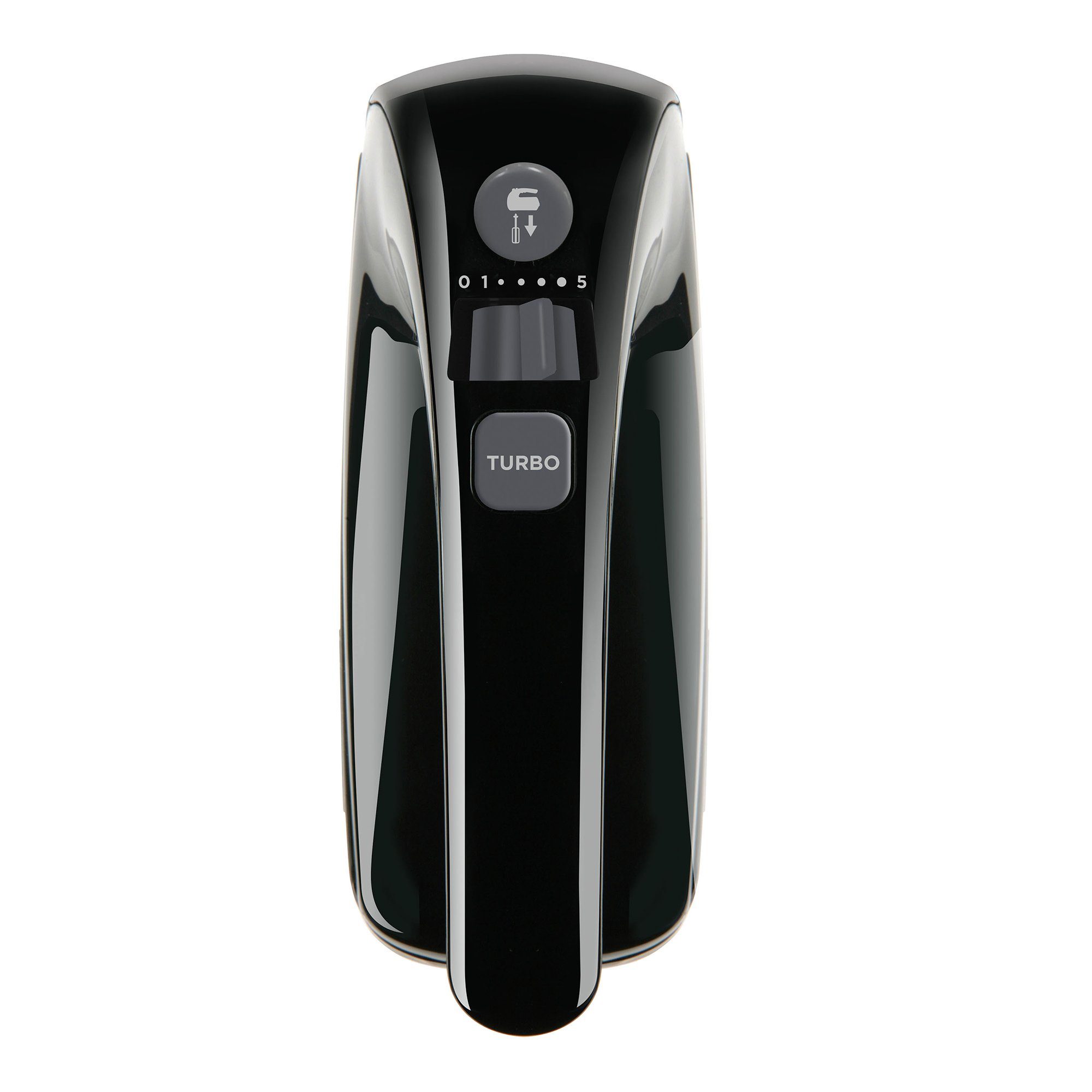 Black & Decker Handmixer BXMX500E, 500 W, 5 Leistungsstufen + Turbo, Edelstahl-Schwarz