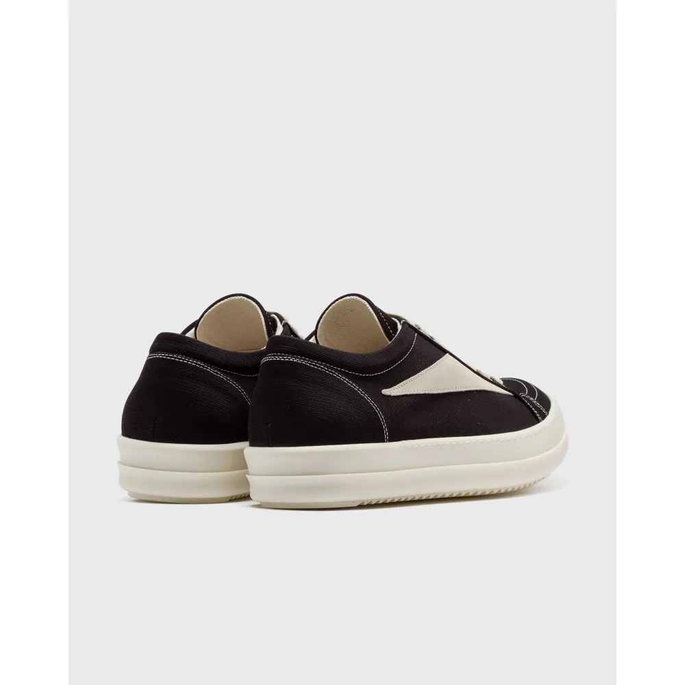 Rick Owens WOVENSHOES-VINTAGESNEAKS DU01D1803-BLACK-MILK-MILK / schwarz