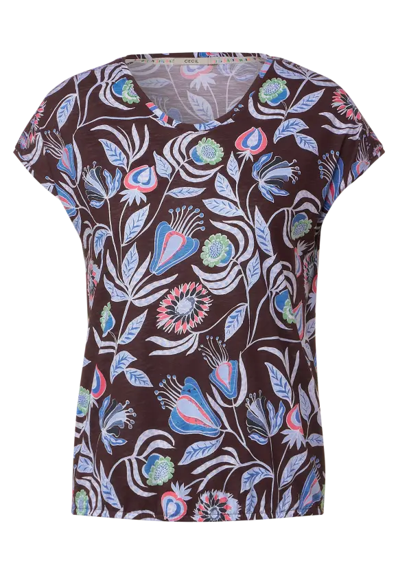 CECIL Shirt mit Smock Schultern