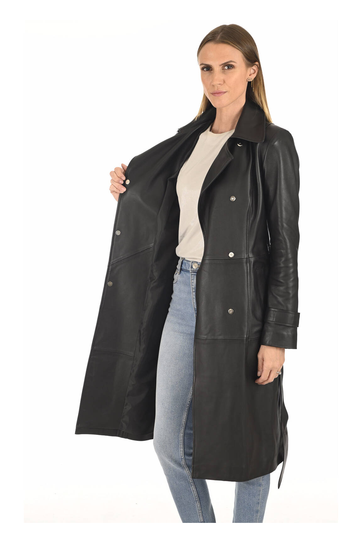 La Canadienne Manteaux Longs Femme couleur noir
