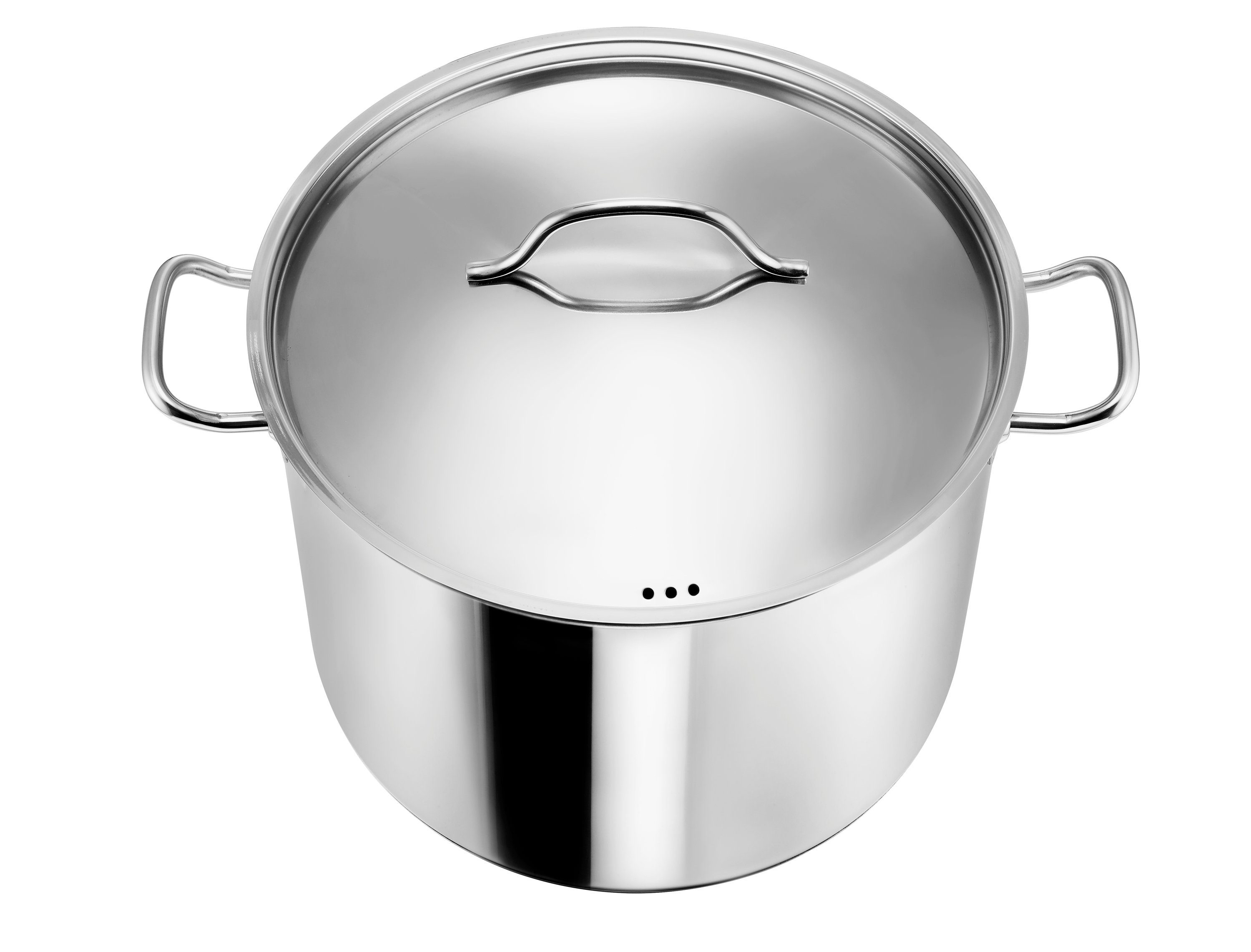 Kopf Kochtopf Gigantos 30 cm, Edelstahl, Ø 30 cm, 15 Liter, Induktion