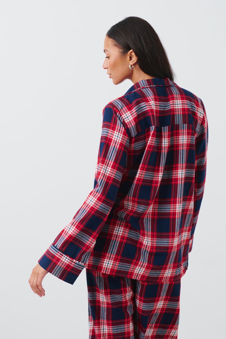 Flannel pyjamas shirt