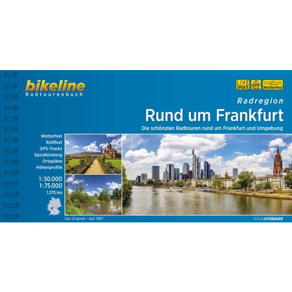 Rund um Frankfurt 1 : 75 000 - Radwanderführer
