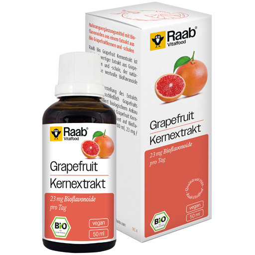 RAAB Vitalfood Grapefruit Kernextrakt Bio flüssig  50 ml  Flüssigkeit