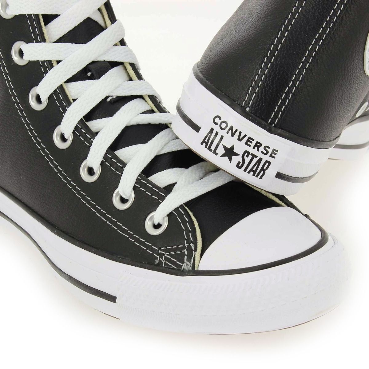 Converse  CHUCK TAYLOR HI LEATHER - Noir