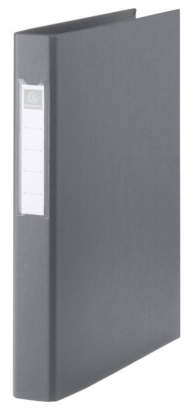 Exacompta Ringbuch DIN A4 Polypropylen 2 Ringe 25 mm Grau