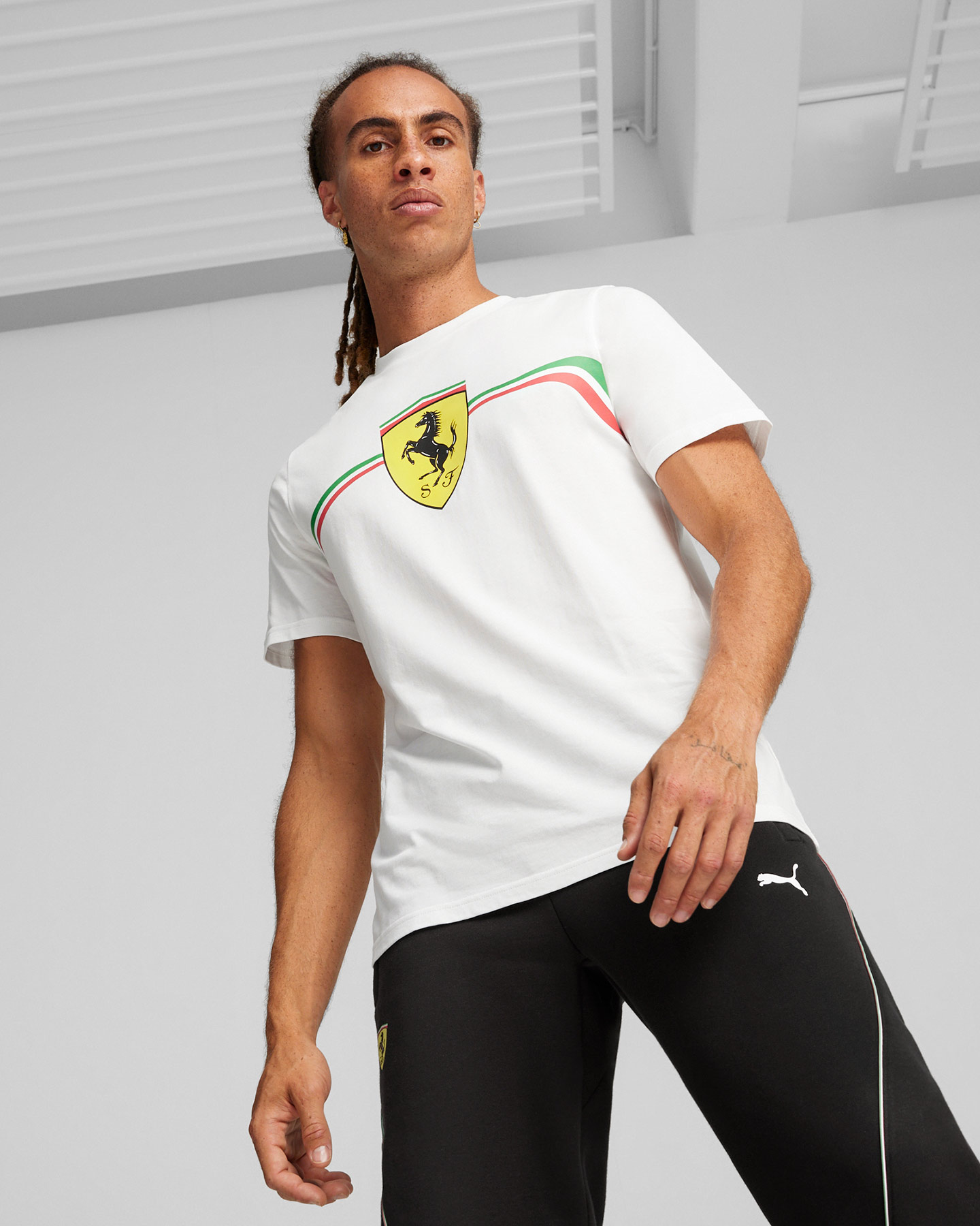 Pánske tričko Puma Ferrari Race Big Shield Heritage M 623807-04
