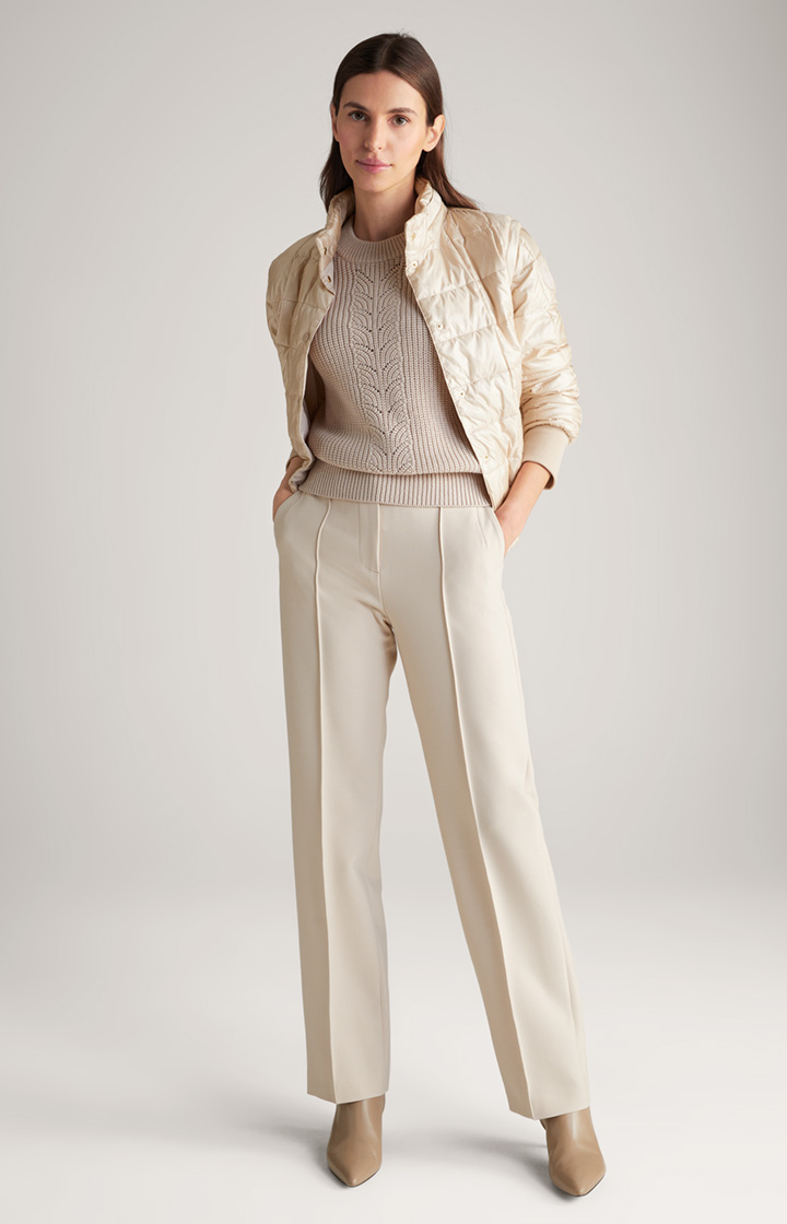 2in1-Steppjacke in Nude