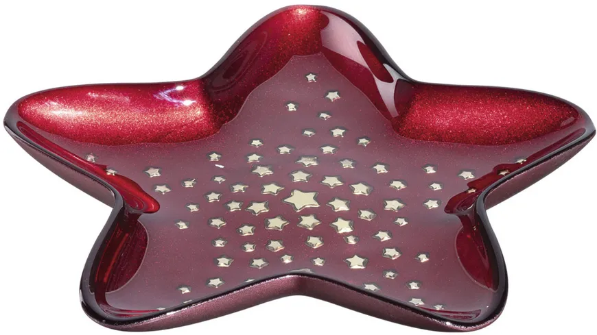 LEONARDO Schale Stern CALDO 23 cm rot
