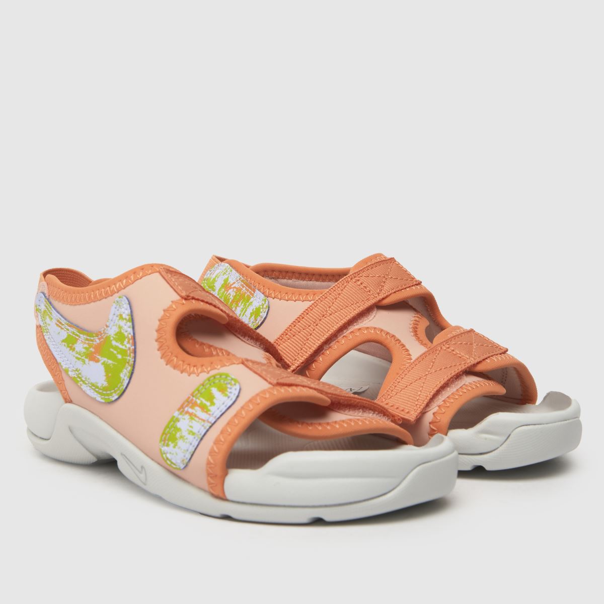 Nike orange Sunray Adjust 6 Junior sandaler