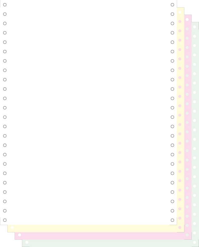 Exacompta Computerpapier 62424E 24 cm x 12