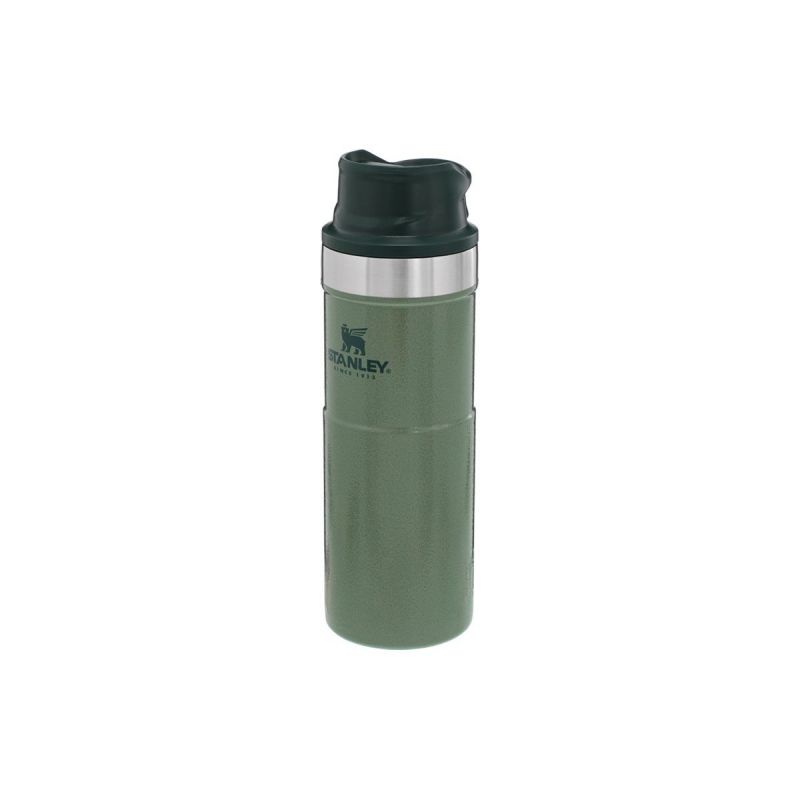 Thermoflasche Stanley, Classic Trigger-Action Travel Mug 16oz \/ 470ml Hammertone Green