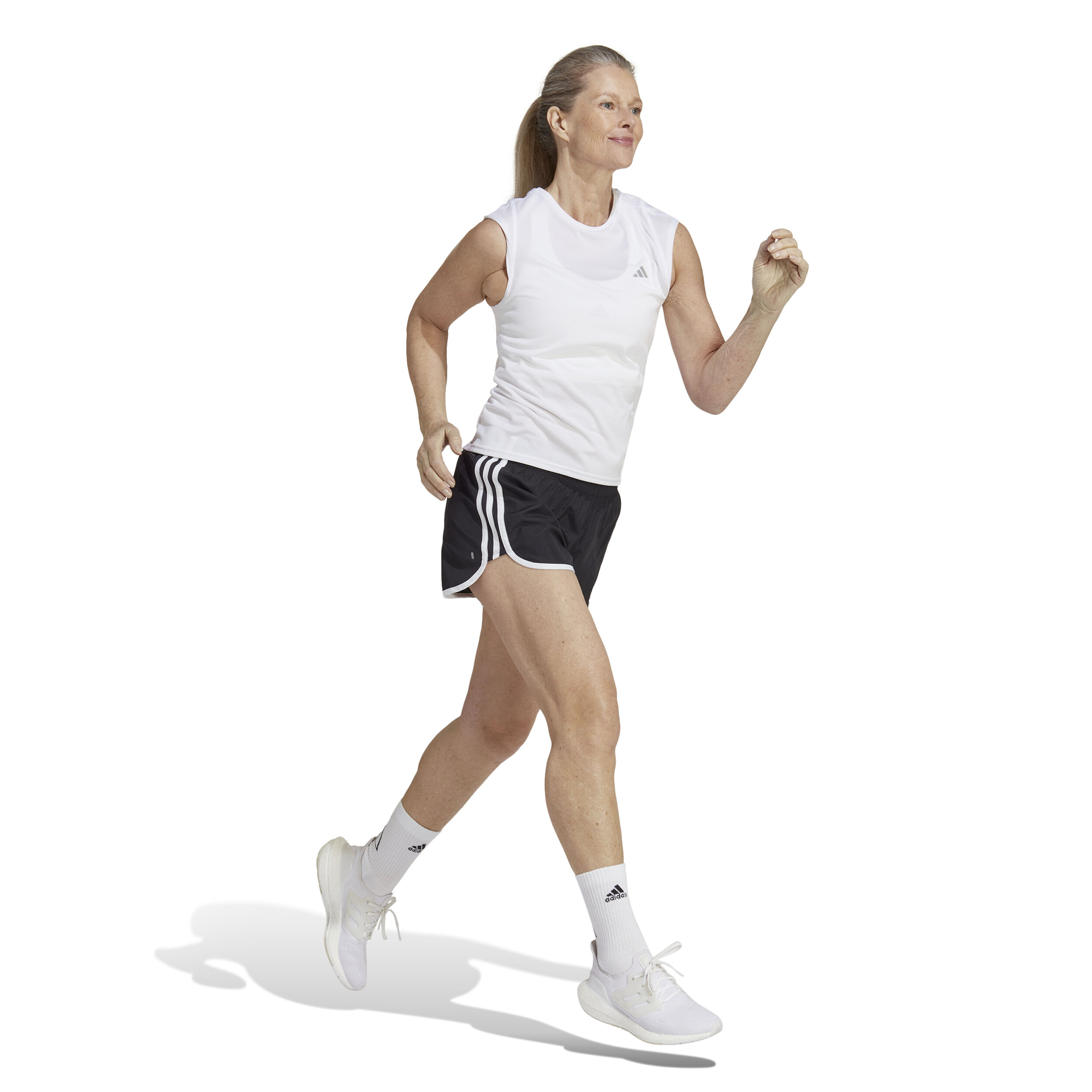 Padded X-City Laufshirt Damen - Weiß