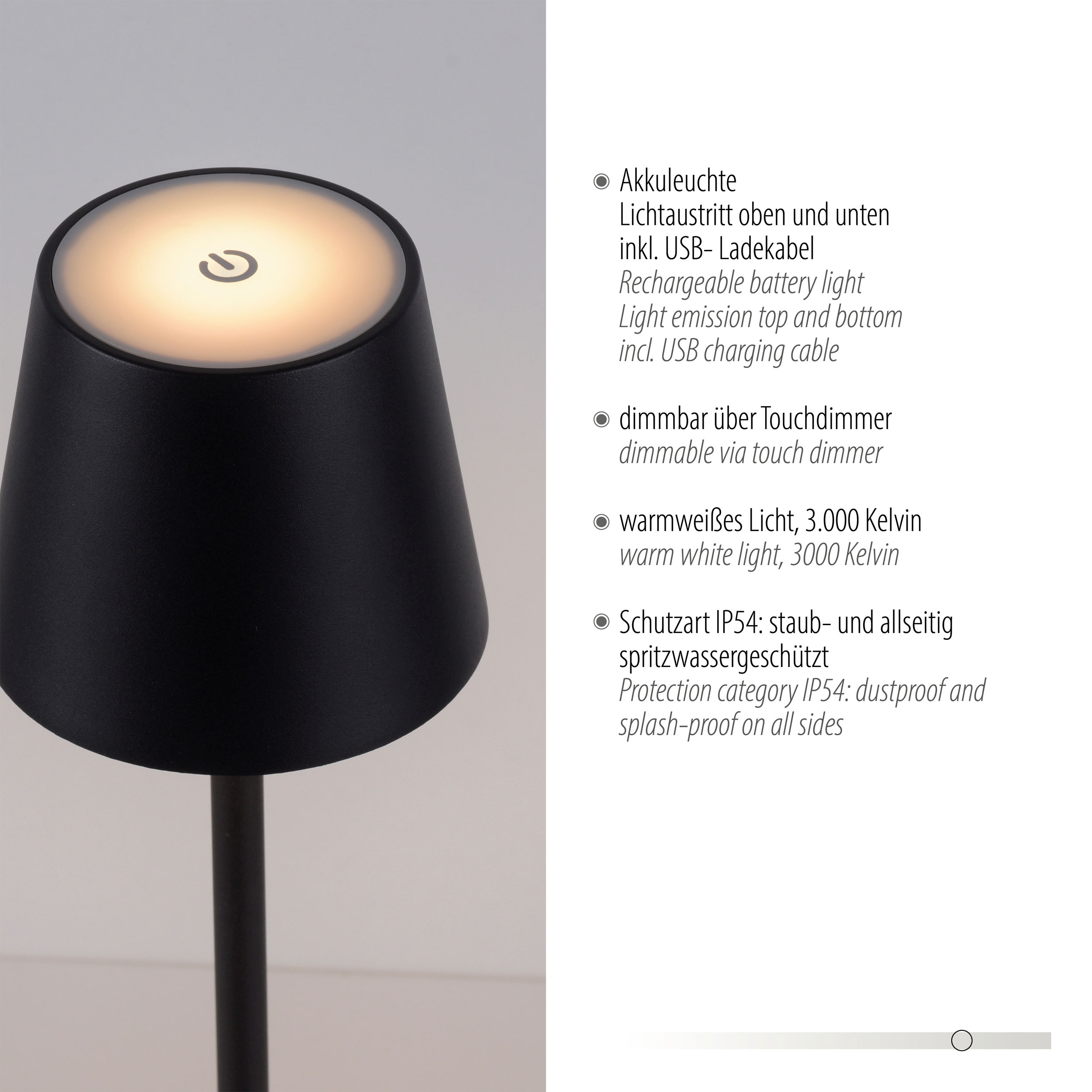 JUST LIGHT.LED-Stehleuchte 1flg