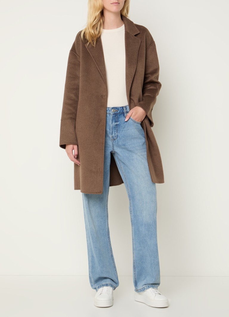 OPUS Hatilde coat in wool blend with side pockets