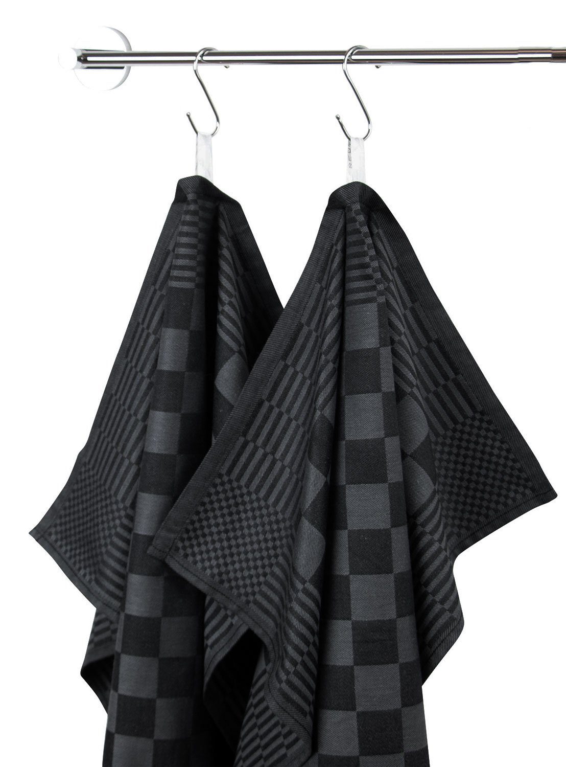 ZOLLNER Geschirrtuch, (Spar-Set, 6-tlg), vom Hotelwäschespezialisten, 65 x 65 cm, 100% Baumwolle, vom Hotelwäschespezialisten