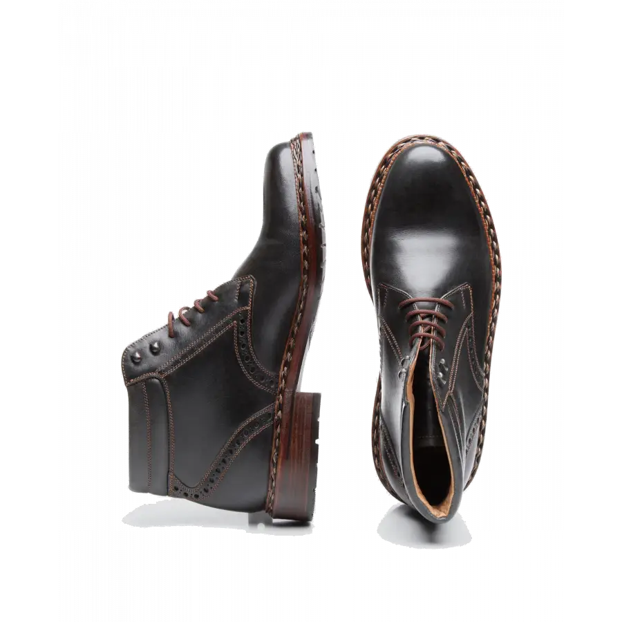 Heinrich Dinkelacker - Businessschuhe Derby BUDA PLAIN BC Kalbsleder - schwarz