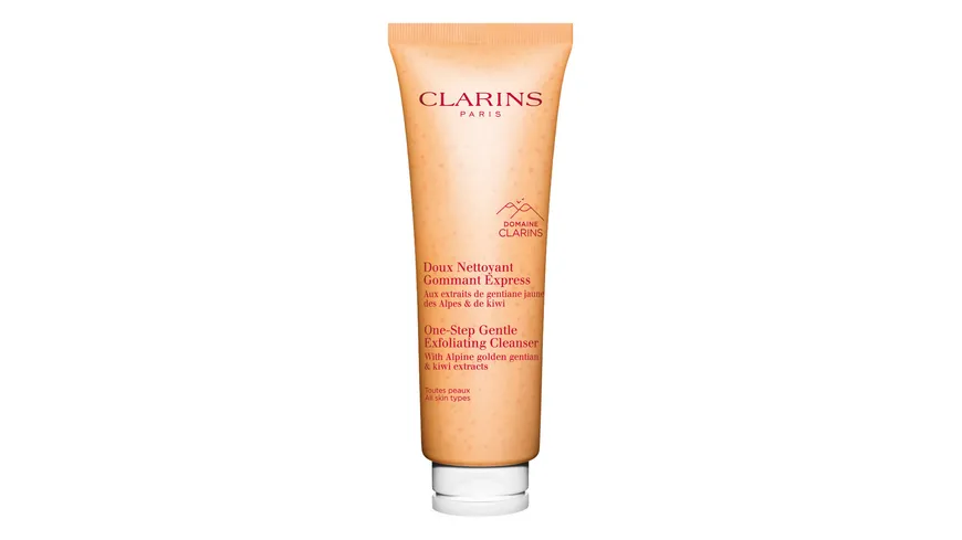 CLARINS Doux Nettoyant Gommant 2in1 Express-Reinigung mit Peeling-Wirkung für jeden Hauttyp 125 ml