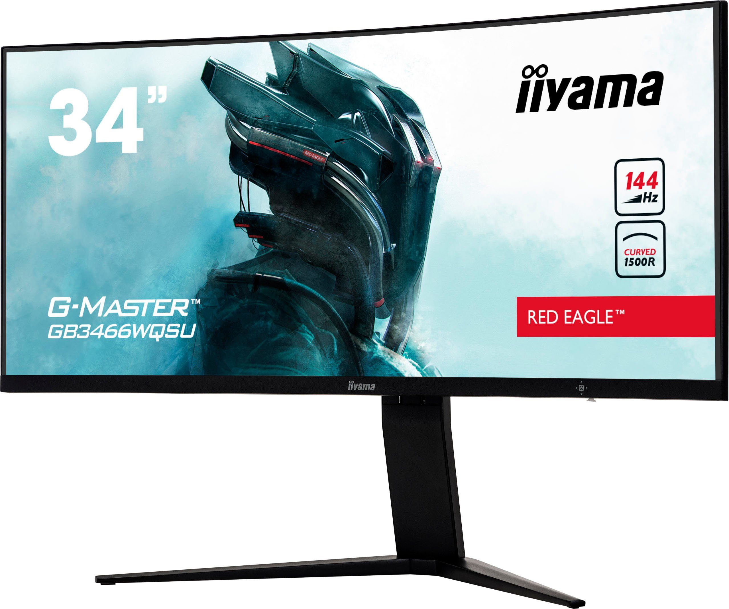 Iiyama G-MASTER GB3466WQSU-B1 Curved-Gaming-LED-Monitor (86 cm/34 