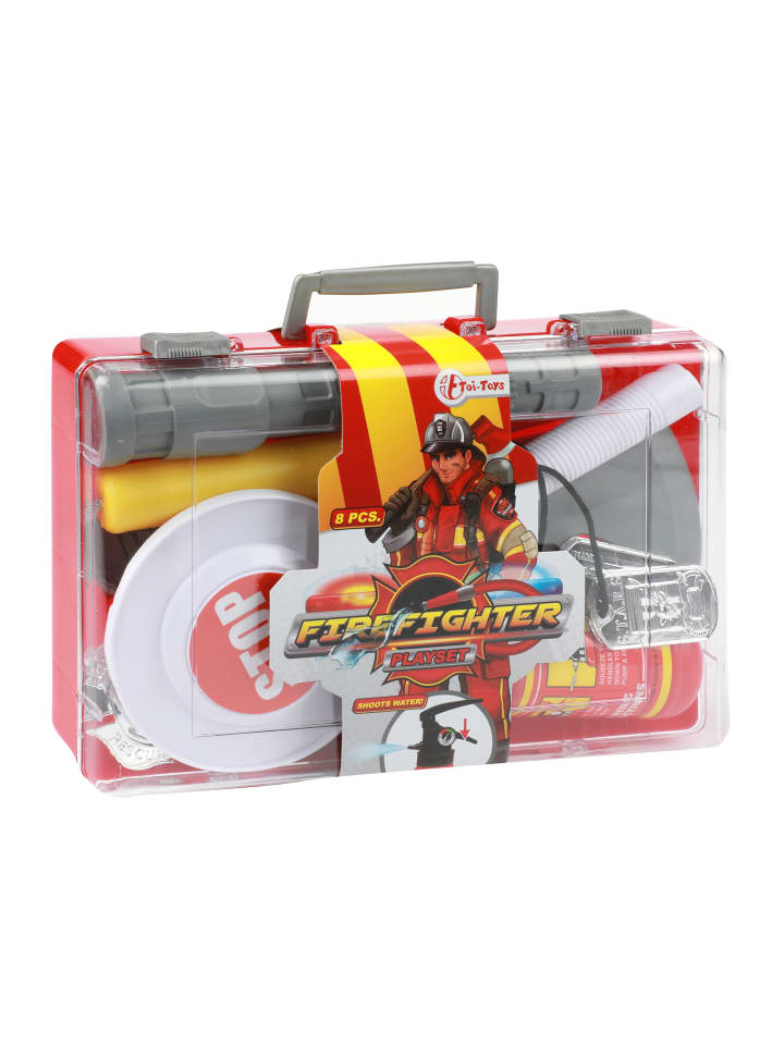 Toi-Toys Toi-Toys - FIRE FIGHTER großes Feuerwehr Set (8-telig) in mehrfarbig günstig kaufen onesize