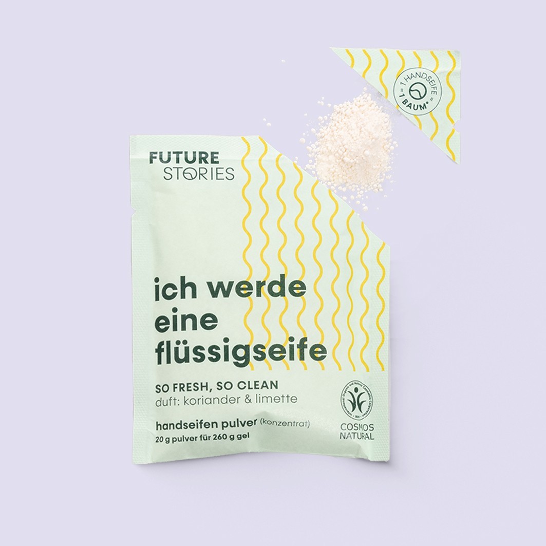 Flüssigseifen Pulver 3er Set Koriander & Limette