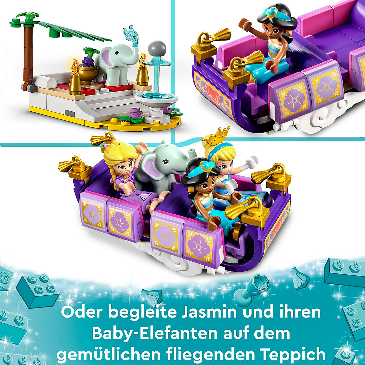 LEGO®   43216 Prinzessinnen auf magischer Reise